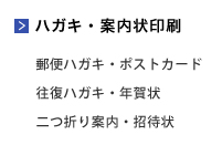 ハガキ・案内状印刷